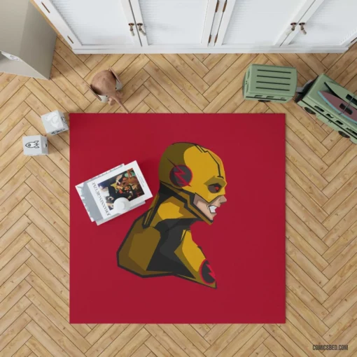 Flash Electrifying Adventures Comic Rug