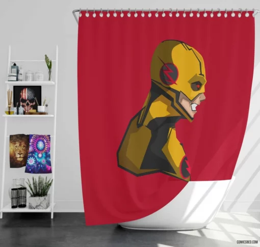 Flash Electrifying Adventures Comic Shower Curtain