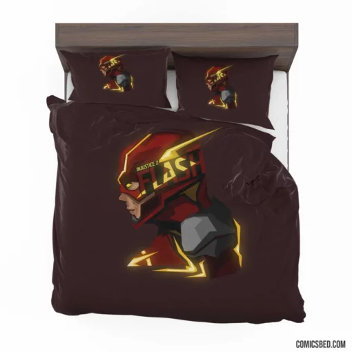 Flash Injustice 2 Speedster Combatant Comic Bedding Set 1