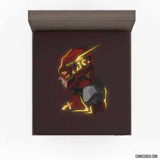 Flash Injustice 2 Speedster Combatant Comic Fitted Sheet 1