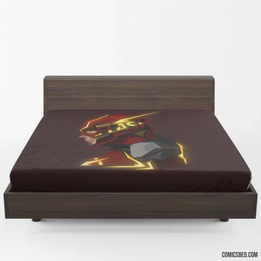 Flash Injustice 2 Speedster Combatant Comic Fitted Sheet