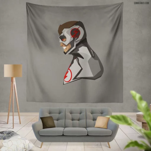 Flash Legacy Kid Flash Chronicles Comic Wall Tapestry