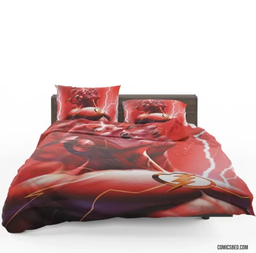 Flash Saga DC Scarlet Speedster Comic Bedding Set