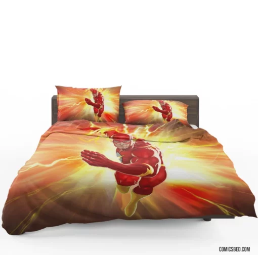 Flash Speedster Adventures Comic Bedding Set