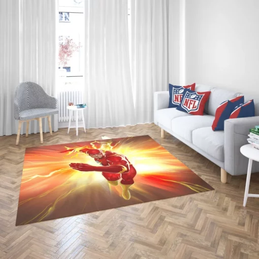 Flash Speedster Adventures Comic Rug 2