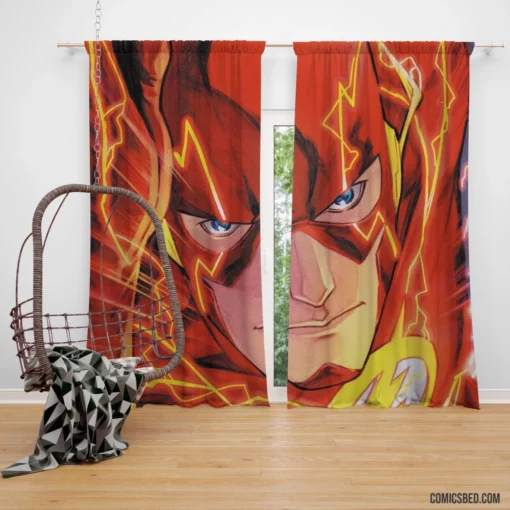 Flash Speedster Chronicle Comic Curtain