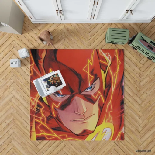 Flash Speedster Chronicle Comic Rug