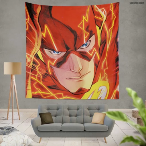 Flash Speedster Chronicle Comic Wall Tapestry