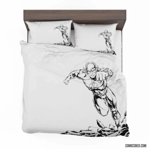 Flash Speedster Electrifying Quest Comic Bedding Set 1