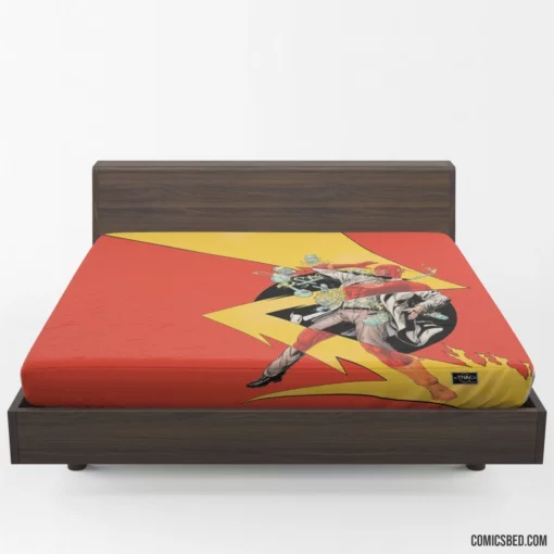 Flash Speedster Hero Comic Fitted Sheet