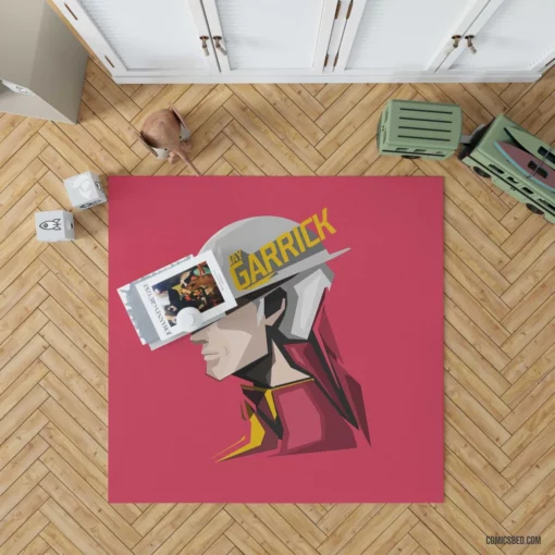 Flash Speedster Legacy of Jay Garrick Comic Rug