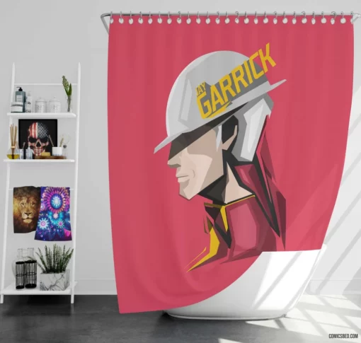 Flash Speedster Legacy of Jay Garrick Comic Shower Curtain