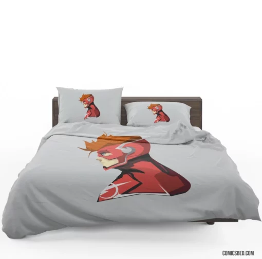 Flash Speedster of Central City Comic Bedding Set