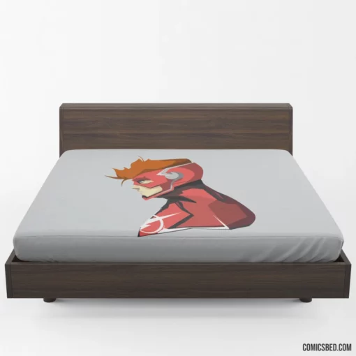 Flash Speedster of Central City Comic Fitted Sheet