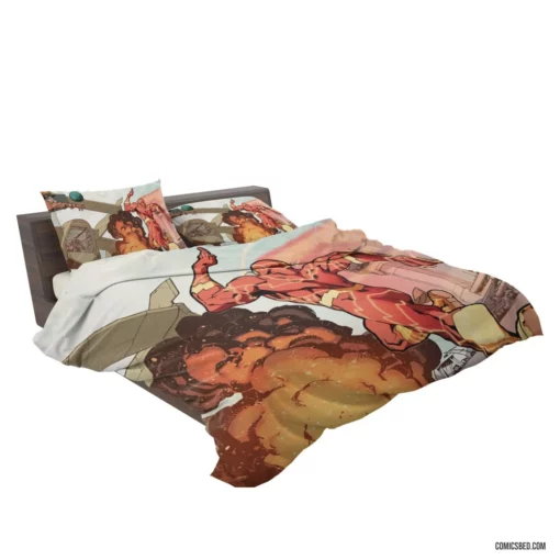 Flash The Speedster Hero Comic Bedding Set 2