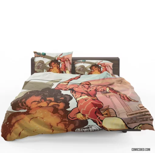 Flash The Speedster Hero Comic Bedding Set