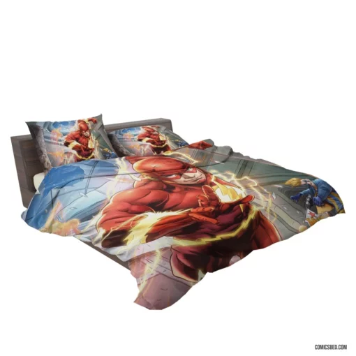 Flash Unleashed DC Scarlet Speedster Comic Bedding Set 2