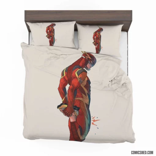 Flash Warm-up DC Speedster Comic Bedding Set 1