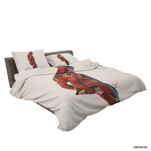 Flash Warm-up DC Speedster Comic Bedding Set 2