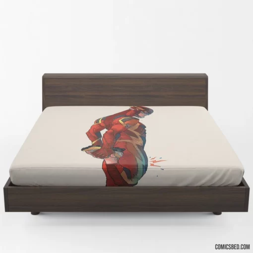 Flash Warm-up DC Speedster Comic Fitted Sheet