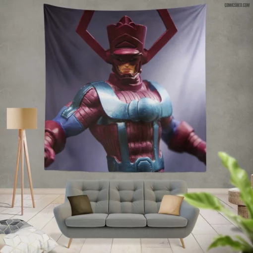 Galactus Devourer of Worlds Awakens Comic Wall Tapestry