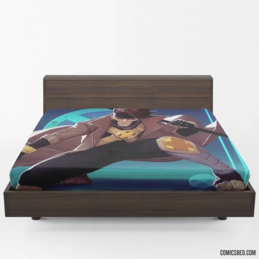 Gambit Marvel Card-Throwing Mutant Comic Fitted Sheet