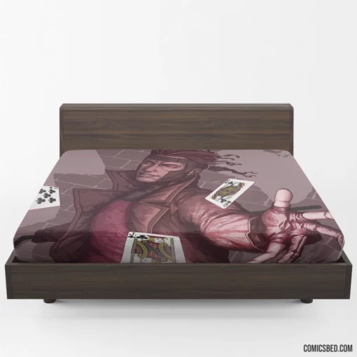 Gambit Marvel Card-Throwing X-Men Comic Fitted Sheet