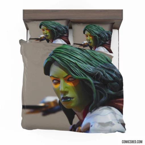 Gamora Cosmic Swordswoman Comic Bedding Set 1