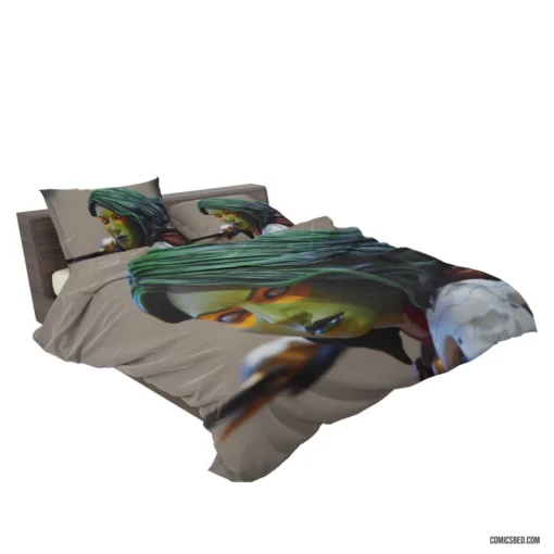 Gamora Cosmic Swordswoman Comic Bedding Set 2