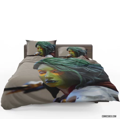 Gamora Cosmic Swordswoman Comic Bedding Set