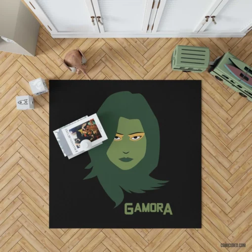 Gamora Deadly Assassin Comic Rug