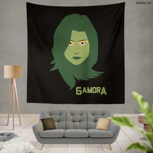 Gamora Deadly Assassin Comic Wall Tapestry