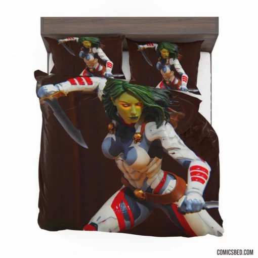 Gamora Enigmatic Figurine Comic Bedding Set 1