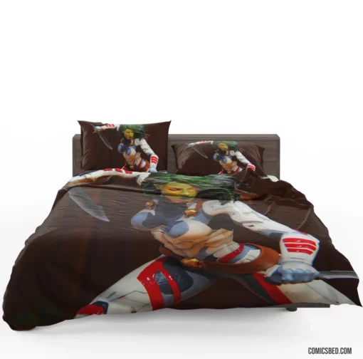 Gamora Enigmatic Figurine Comic Bedding Set