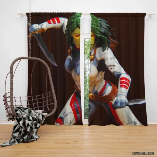 Gamora Enigmatic Figurine Comic Curtain