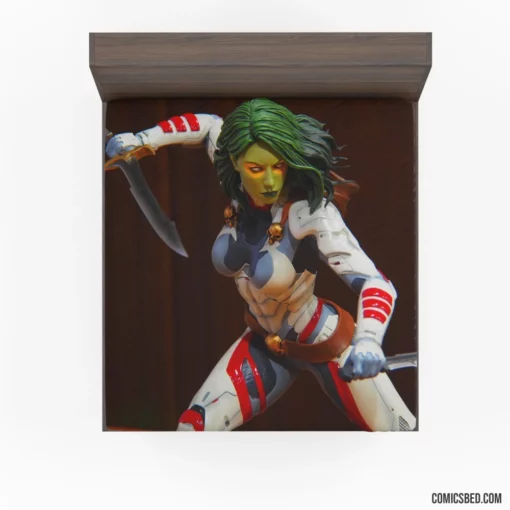 Gamora Enigmatic Figurine Comic Fitted Sheet 1