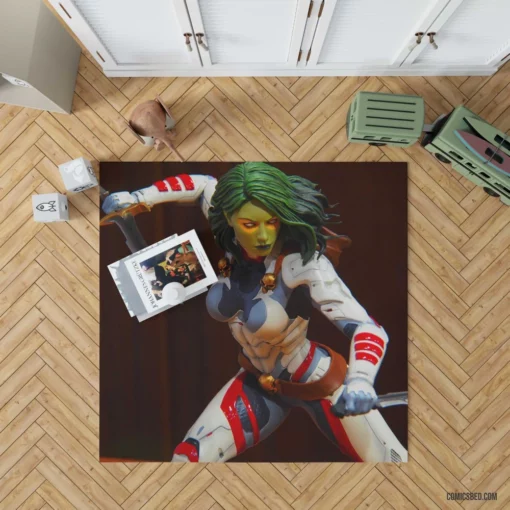 Gamora Enigmatic Figurine Comic Rug