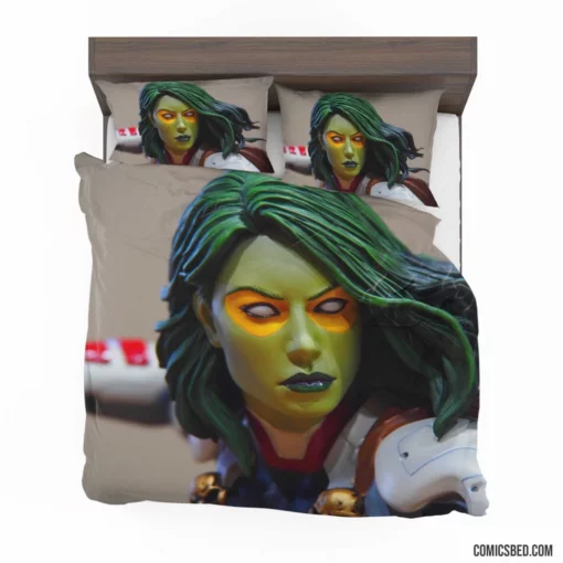 Gamora Galaxy Fierce Warrior Comic Bedding Set 1