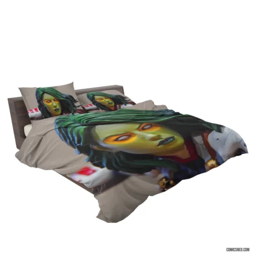 Gamora Galaxy Fierce Warrior Comic Bedding Set 2