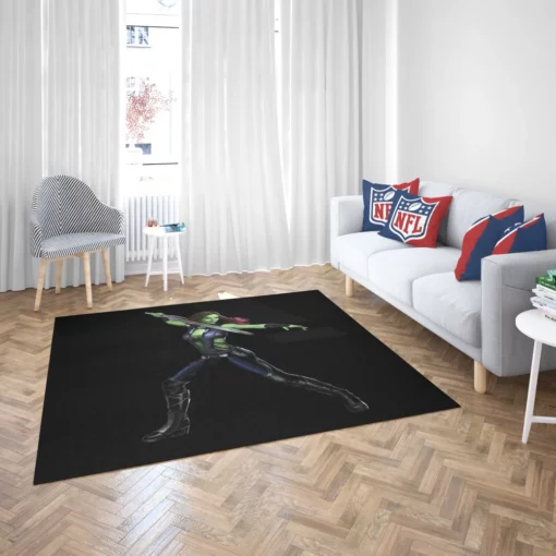 Gamora Guardians Of The Galaxy Comic Rug 2