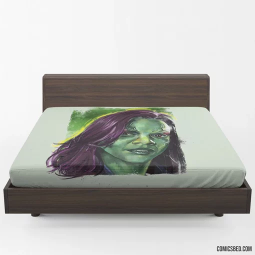 Gamora Intergalactic Warrior Comic Fitted Sheet