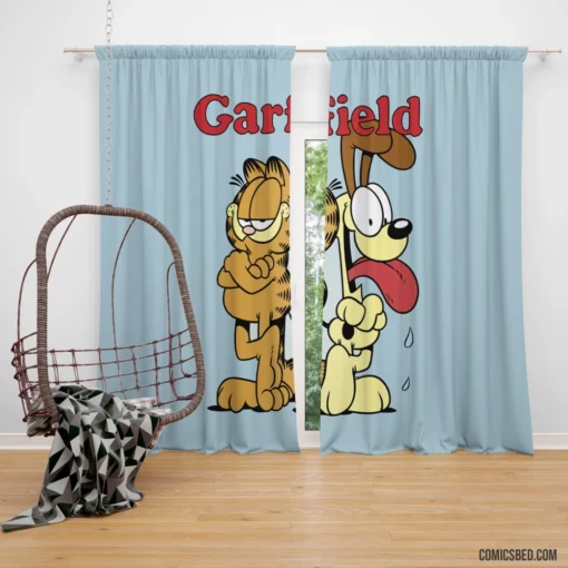 Garfield & Odie Comic Companions Curtain