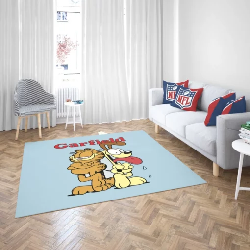 Garfield & Odie Comic Companions Rug 2