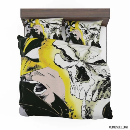 Ghost Rider Chronicles Marvel Flame Vigilante Comic Bedding Set 1