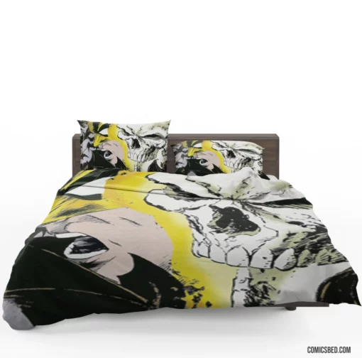 Ghost Rider Chronicles Marvel Flame Vigilante Comic Bedding Set