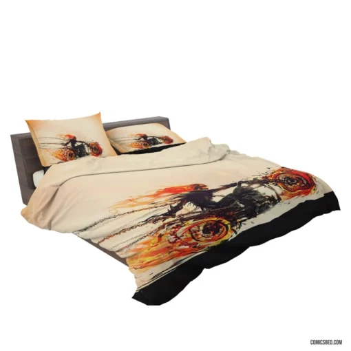 Ghost Rider Chronicles Marvel Motorcycle Hero Comic Bedding Set 2