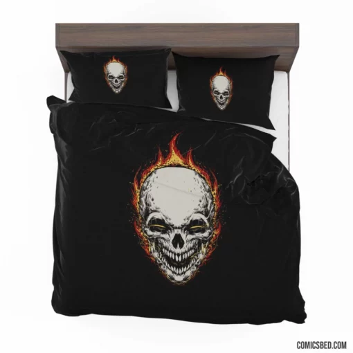 Ghost Rider Chronicles Marvel Supernatural Hero Comic Bedding Set 1