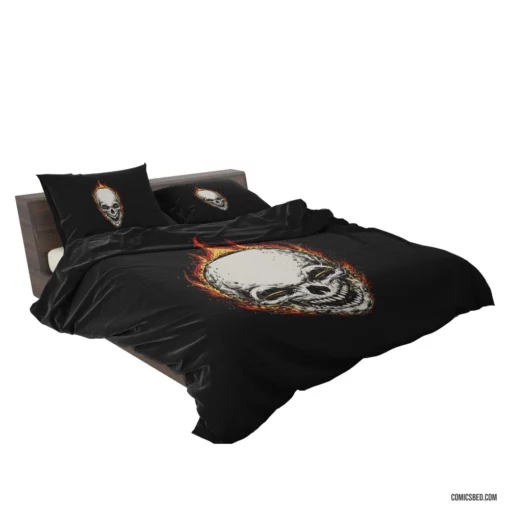 Ghost Rider Chronicles Marvel Supernatural Hero Comic Bedding Set 2