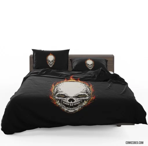 Ghost Rider Chronicles Marvel Supernatural Hero Comic Bedding Set