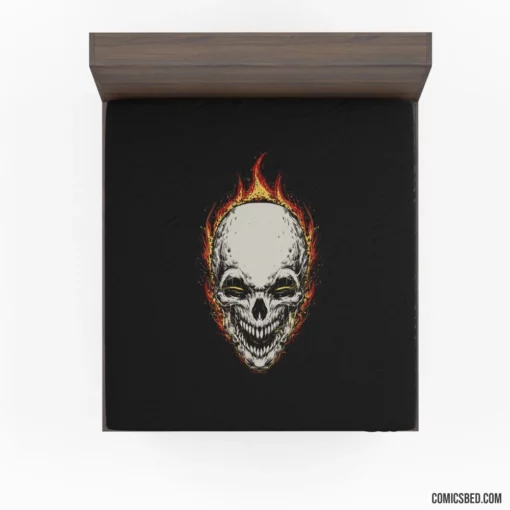 Ghost Rider Chronicles Marvel Supernatural Hero Comic Fitted Sheet 1